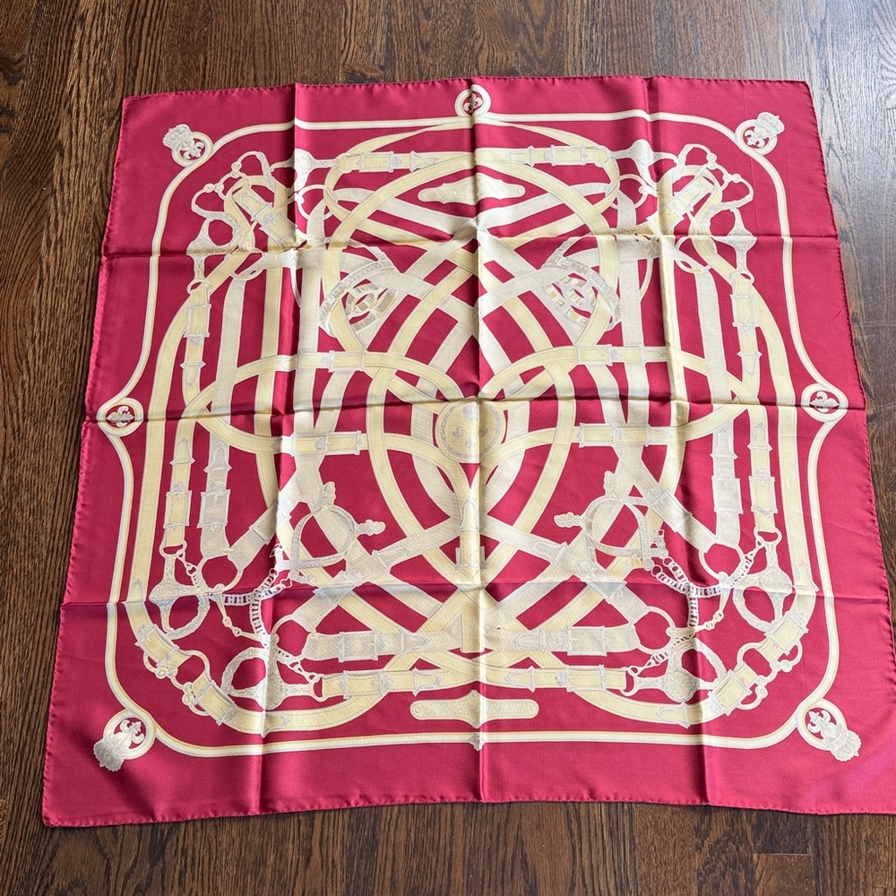 Hermes Vintage Cavalcadour Silk Scarf - Picture 11 of 11